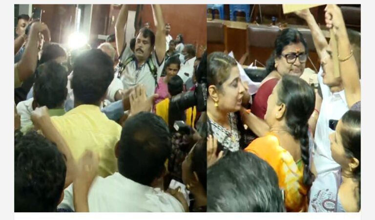 പാലക്കാട് നഗരസഭയില്‍ ഹെഡ്‌ഗേവാര്‍ വിവാദം; കൗൺസിൽ യോഗത്തിൽ ബിജെപി-പ്രതിപക്ഷ അംഗങ്ങൾ തമ്മിൽ ഏറ്റുമുട്ടി