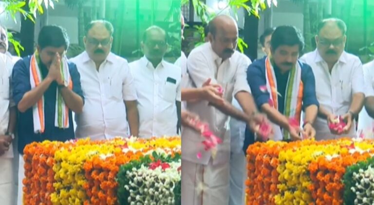 ആര്യാടന്‍ ഷൗക്കത്ത് ഇന്ന് നാമനിര്‍ദേശ പത്രിക സമര്‍പ്പിക്കും; മുരളീ മന്ദിരത്തിലെത്തി പുഷ്പാര്‍ച്ചന നടത്തി