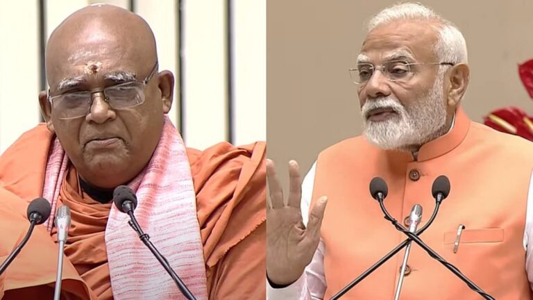 ഇങ്ങനെയൊരു പ്രധാനമന്ത്രി രാജ്യത്ത് ഉണ്ടായിട്ടില്ല; മോദി മഹാത്മഗാന്ധിയുടെ പ്രതീകം; സ്വാമി സച്ചിദാനന്ദ