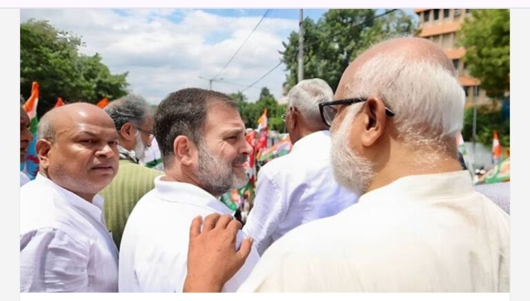 രാഹുൽ ഗാന്ധിയുടെ തോളിൽ കയ്യിട്ട് സിപിഎം ജനറൽ സെക്രട്ടറി എംഎ ബേബി; കേരളം വിട്ടാൽ പിന്നെ സഖ്യവും സഖാക്കളും മാറും