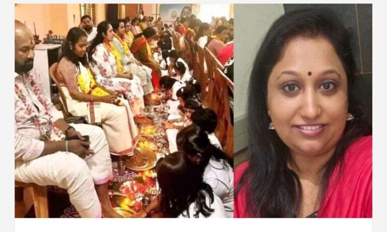 മഹത്തായ ഒരു പദവിയെ ഈ വിധം അപഹാസ്യമാക്കരുത്; പാദപൂജ വിവാദത്തിൽ അധ്യാപികയുടെ കുറിപ്പ് ശ്രദ്ധേയമാകുന്നു