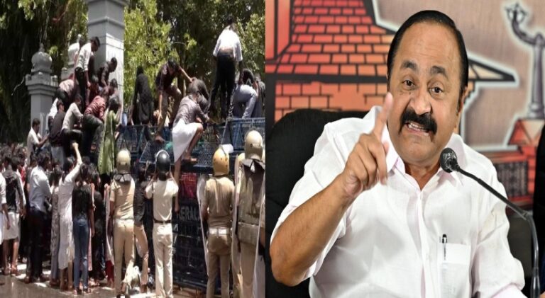 എസ്എഫ്ഐയുടേത് ആഭാസ സമരം; പൊലീസും സർക്കാരും കൂട്ട് നിന്നു, വിമർശനവുമായി വി ഡി സതീശൻ