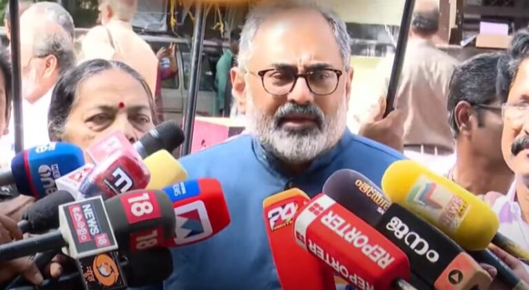 ‘ജനങ്ങളെ വിഡ്ഢികളാക്കാന്‍ ശ്രമം; പരാതിയുള്ളവര്‍ക്ക് കോടതിയെ സമീപിക്കാം’; രാജീവ് ചന്ദ്രശേഖര്‍