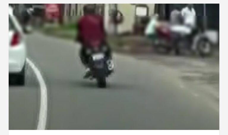 രോഗിയുമായി ആശുപത്രിയിലേക്ക് പോയ അംബുലൻസിന്റെ വഴി മുടക്കി ബൈക്ക് യാത്രികൻ; അന്വേഷണം ആരംഭിച്ചു