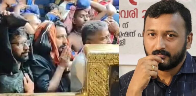 വിവാദങ്ങൾക്കിടെ രാഹുൽ മാങ്കൂട്ടത്തിൽ ശബരിമലയിൽ; ഇന്ന് പുലർച്ചെ ദർശനം നടത്തി