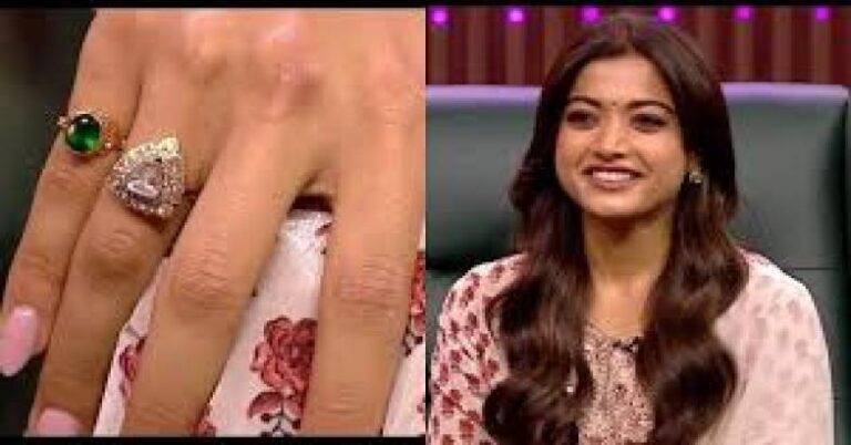 വജ്രത്തിളക്കമുള്ള മോതിരം ! വിജയ് അണിയിച്ച മോതിരം കാണിച്ച് രശ്‌മിക