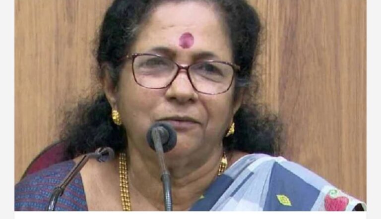 പന്തളം നഗരസഭയിൽ സിപിഎം വനിതാ നേതാവ് ലസിതാ നായർക്ക് വലിയ തോൽവി; ‘തീവ്രത കുറഞ്ഞ പീഡനം’ പരാമർശം നടത്തിയ വനിതാ നേതാവ്