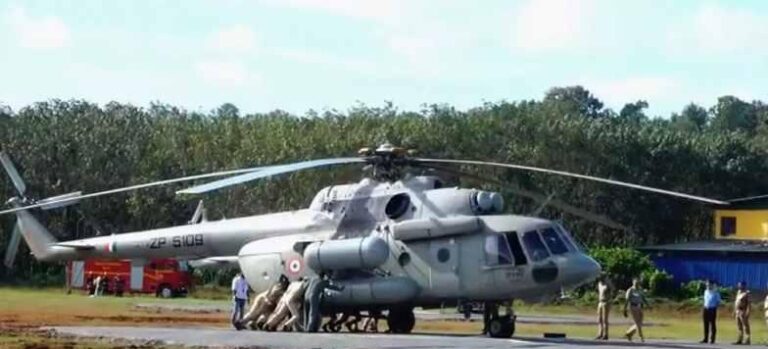 രാഷ്ട്രപതിയുടെ ഹെലികോപ്റ്റർ ഇറങ്ങിയപ്പോൾ കോൺക്രീറ്റ് താഴ്ന്നുപോയ ഹെലിപ്പാഡിന് ചെലവായത് 20 ലക്ഷം