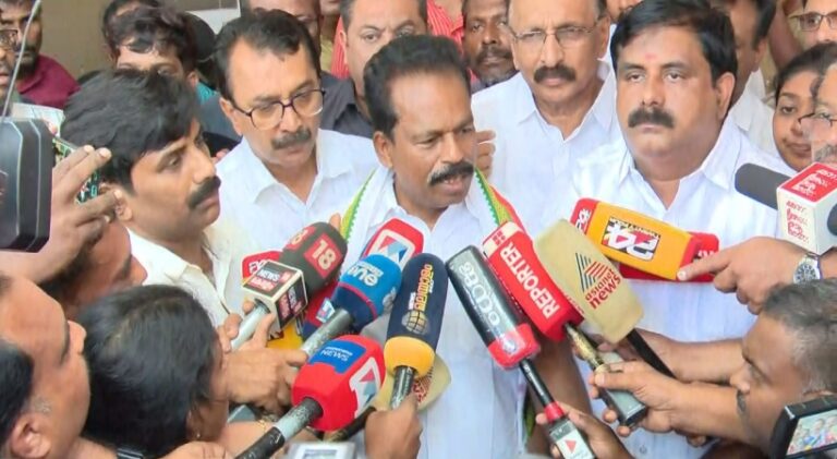കോൺഗ്രസ് നേതാവ് സുബ്രഹ്മണ്യനെ ജാമ്യത്തിൽ വിട്ടു; ഉന്നത കേന്ദ്രത്തിൽ നിന്നുള്ള നിർദേശ പ്രകാരമാണ് പൊലീസിന്റെ നാടകമെന്ന് ആക്ഷേപം