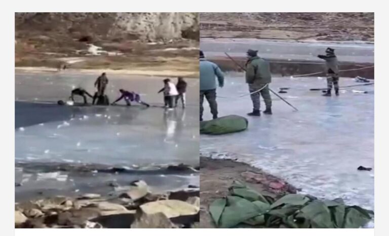അരുണാചലിലെ തണുത്തുറഞ്ഞ സേല തടാകത്തിൽ അപകടം; ഐസ് പാളി തകർന്ന് വീണ് മലയാളി യുവാക്കൾ മുങ്ങിമരിച്ചു