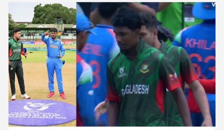 ഇന്ത്യൻ ക്യാപ്റ്റന് കൈ കൊടുക്കാതിരുന്നത് കൈയബദ്ധം മാത്രമെന്ന് ബംഗ്ലാദേശ് ക്രിക്കറ്റ് ബോര്‍ഡ്; മത്സര ശേഷം ഹസ്തദാനം ചെയ്ത് താരങ്ങൾ
