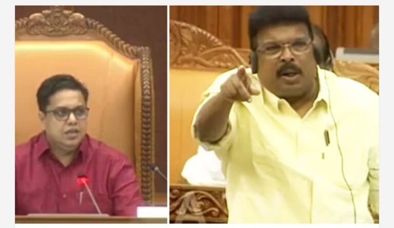 ചോദ്യോത്തര വേളയ്ക്കിടെ നിയമസഭയിൽ രൂക്ഷമായ വാഗ്വാദം’; ചെയറിനോട് വിനയത്തോടെ പെരുമാറണമെന്ന’ നിർദേശവുമായി സ്‌പീക്കർ, ‘തനിക്ക് പറയാനുള്ള കാര്യങ്ങൾ പറയുക തന്നെ ചെയ്യുമെന്ന്’ ചിത്തരഞ്ജൻ എംഎൽഎ