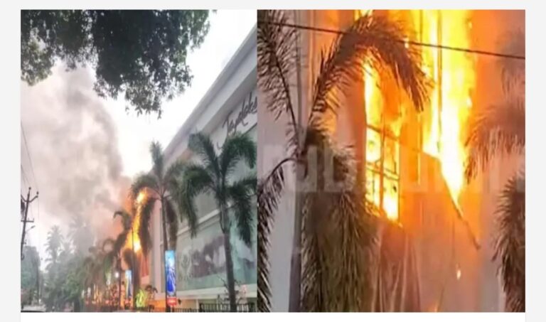 കോഴിക്കോട് പാളയത്ത് വസ്ത്രവ്യാപാര കേന്ദ്രത്തിൽ വൻ തീപ്പിടിത്തം; അണയ്ക്കാനുള്ള ശ്രമം തുടരുന്നു