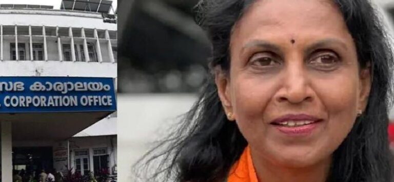 ശ്രീലേഖക്കെതിരായ പോക്‌സോ കേസ്: നഗരസഭയിൽ പ്രതിപക്ഷ ബഹളം, ബജറ്റ് ചർച്ചയ്ക്കിടെ സംഘർഷം