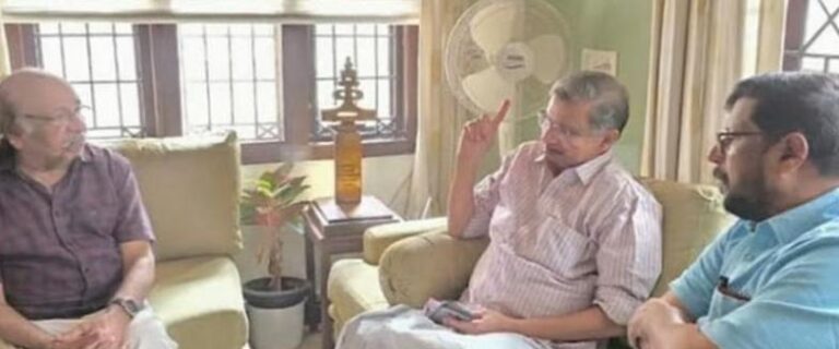 സച്ചിദാനന്ദന്റെ പരാമർശം തെറ്റായി വ്യാഖ്യാനിച്ചു; സച്ചിദാനന്ദനെ സന്ദർശിച്ച് സിപിഎം നേതാക്കൾ