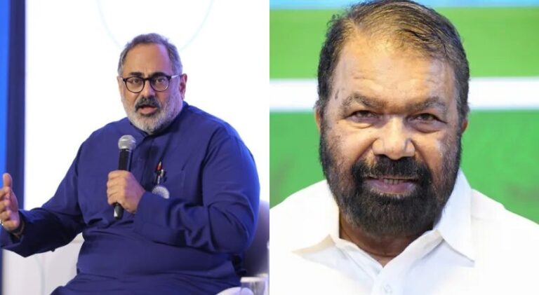 നേമത്തെ വികസനസംവാദം: തീയതി തീരുമാനിക്കേണ്ടത് വി ശിവന്‍കുട്ടിയല്ലെന്ന് രാജീവ് ചന്ദ്രശേഖര്‍; എപ്പോള്‍ വേണമെങ്കിലും ചര്‍ച്ചയ്ക്ക് തയ്യാറെന്ന് ശിവന്‍കുട്ടി