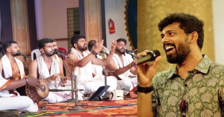 മഹാവിഷ്ണു ക്ഷേത്രത്തിൽ ക്രിസ്ത്യൻ ഭക്തിഗാനം പാടിയതിൽ വിശദീകരണവുമായി നന്ദഗോവിന്ദം ഭജൻസ്
