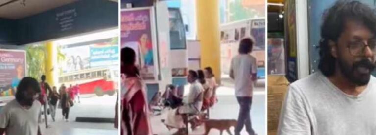 കൂടെ അണികളില്ല, ആരവങ്ങളില്ല! കെഎസ്ആർടിസി ബസ് സ്റ്റാൻഡിൽ&nbsp; വോട്ടഭ്യർഥിച്ച് ‘ചെകുത്താൻ’ അജു