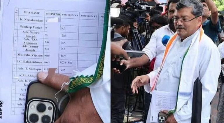 പുറത്തുവന്നത് യാഥാര്‍ഥ രേഖയല്ല; ചിത്രം തള്ളി എഐസിസി നിരീക്ഷകര്‍