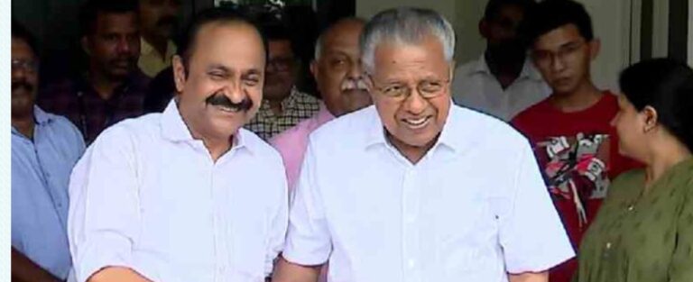 പിണറായി വിജയനെ സന്ദർശിച്ച് വി ഡി സതീശൻ; ശ്രദ്ധ നേടി സൗഹൃദ കൂടിക്കാഴ്ച