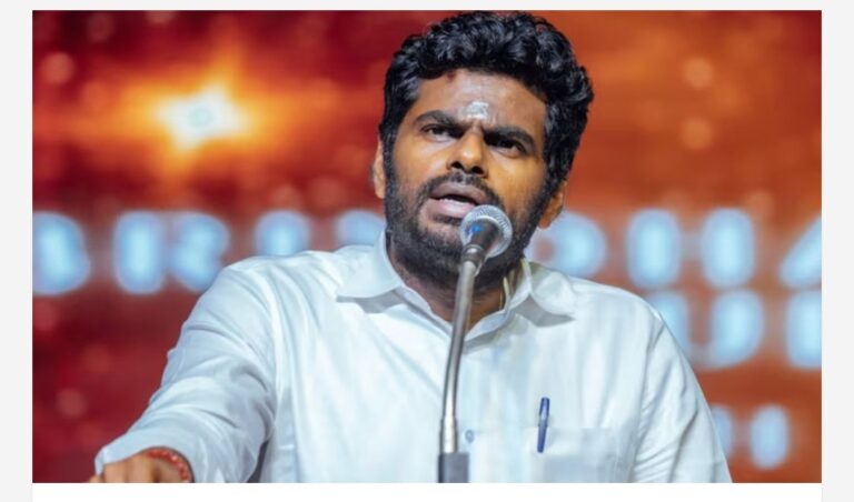 തമിഴ്നാടിനെ മുന്നോട്ടുകൊണ്ടുവരാൻ പുതിയ രാഷ്ട്രീയ പാർട്ടി രൂപീകരിക്കുമെന്ന് കെ. അണ്ണാമലൈ