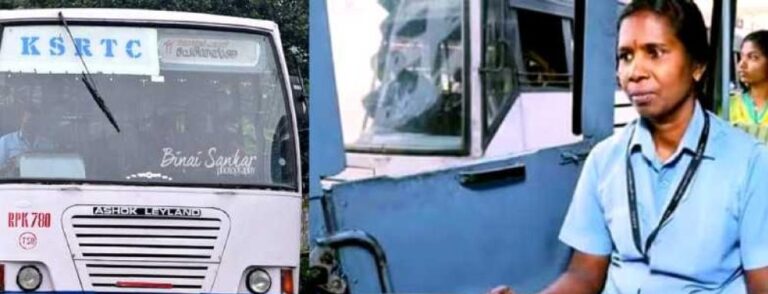 പ്രിയദർശിനി സൗജന്യ ബസ് യാത്രയുടെ ഉദ്ഘാടന ദിവസം ബസ് ഓടിക്കുക കെഎസ്ആർടിസിയുടെ ആദ്യ വനിതാ ഡ്രൈവർ