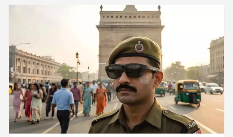 റേ-ബാൻ മെറ്റയല്ല; ഇന്ത്യൻ കമ്പനിയുടെ എഐ സ്മാർട്ട് ഗ്ലാസുമായി ഡൽഹി പൊലീസ്